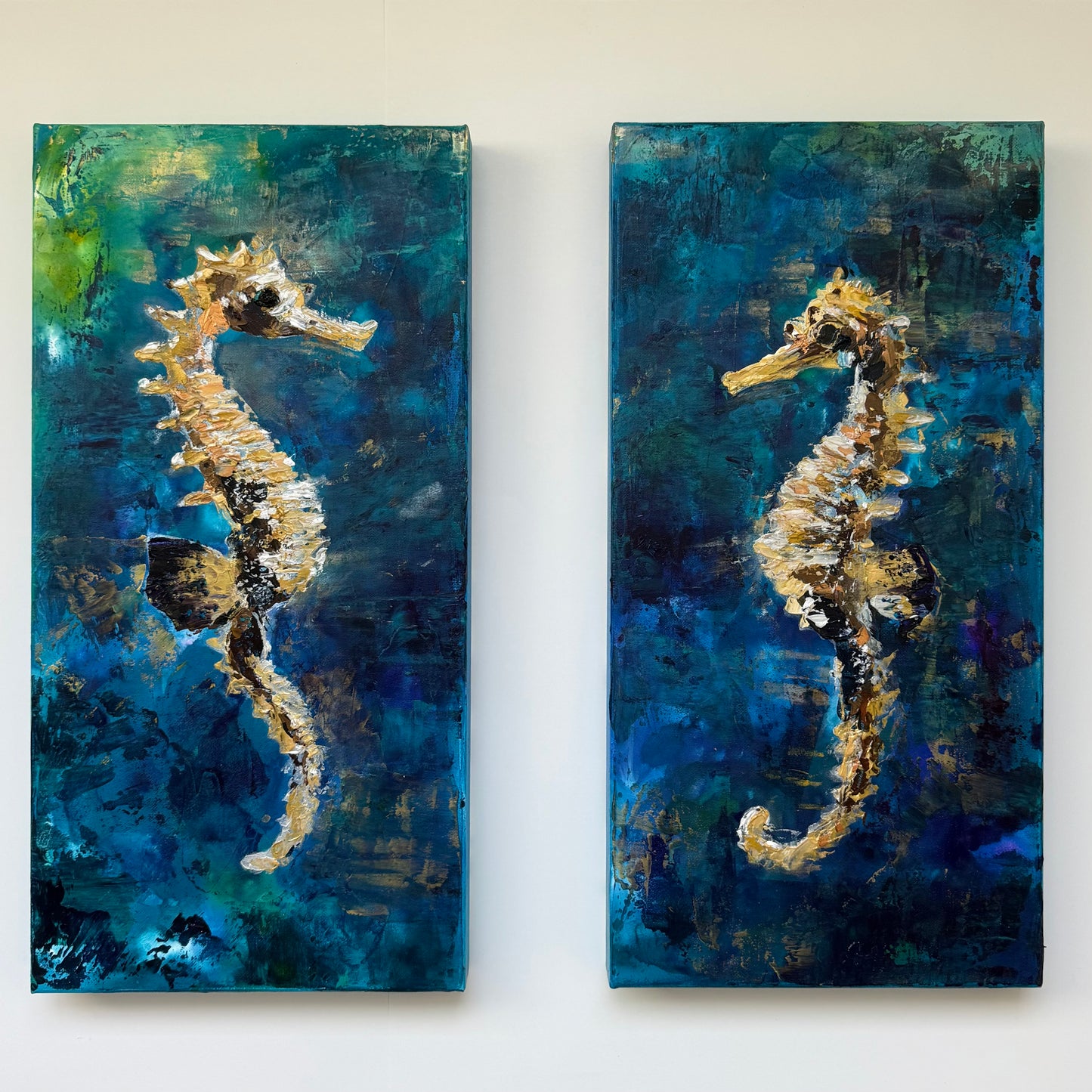“Dancing Seahorses #1”
