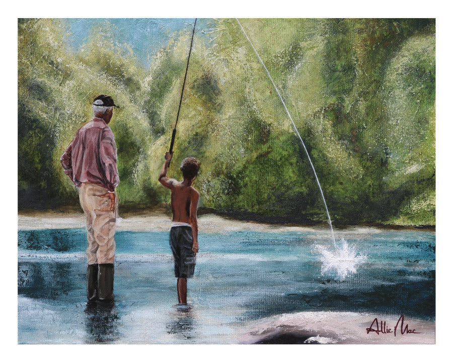 Teach a Man to Fish Fine Art Print