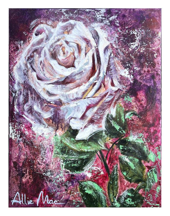 White Rose Print