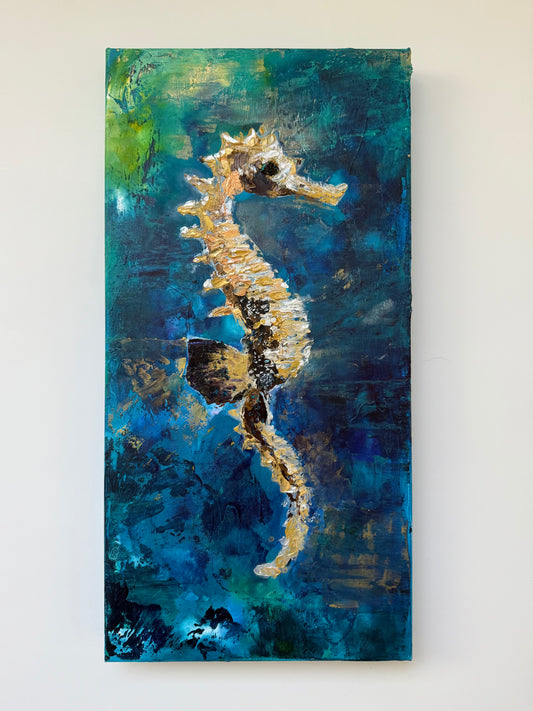 “Dancing Seahorses #1”