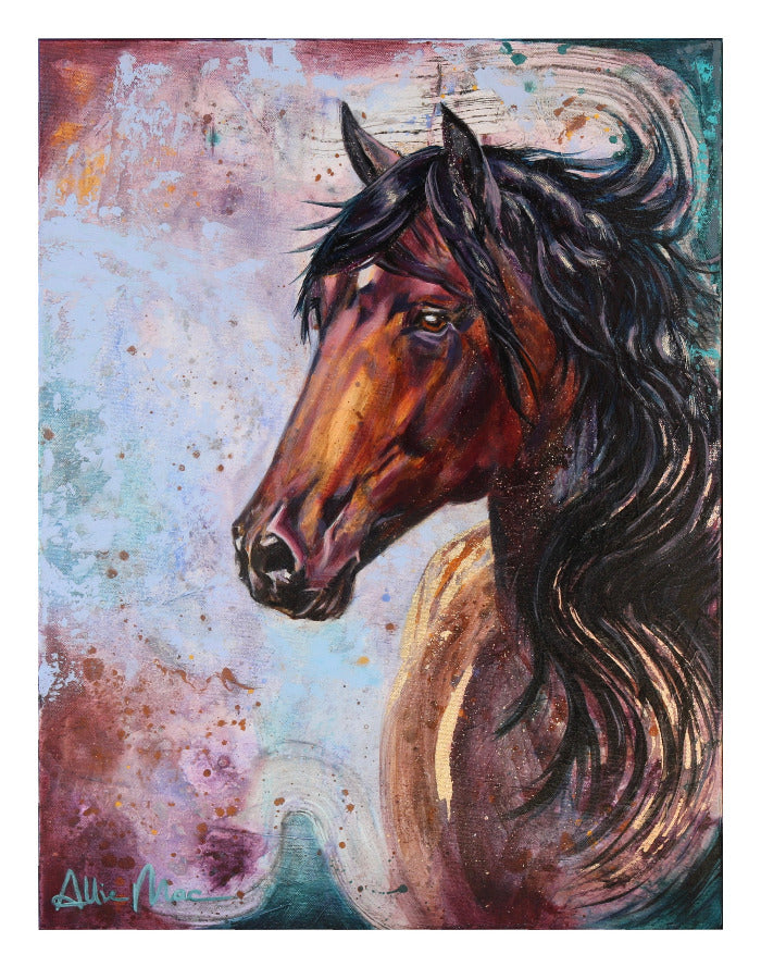 Bella The Beautiful Mare Print